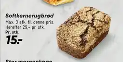 Bilka Softkernerugbrød, DKK 15 tilbud
