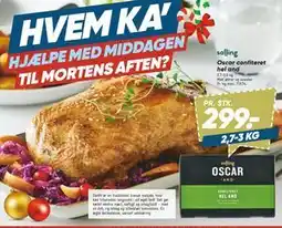 Bilka Oscar confiteret hel and, DKK 299 tilbud