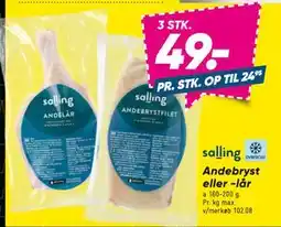 Bilka Andebryst eller -lår, DKK 49 tilbud