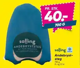 Bilka Andebryst steg, DKK 40 tilbud