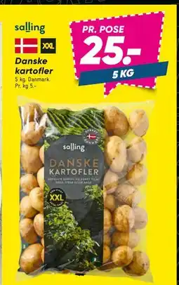 Bilka Danske kartofler, DKK 25 tilbud