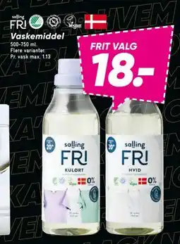 Bilka Vaskemiddel, DKK 18 tilbud