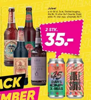 Bilka Juleøl, DKK 35 tilbud