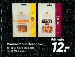 Bilka Raakraft hundesnacks, DKK 12 tilbud
