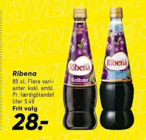 Bilka Ribena, DKK 28 tilbud