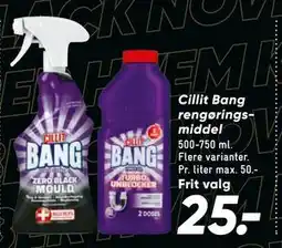 Bilka Cillit Bang rengøringsmiddel, DKK 25 tilbud