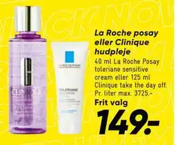 Bilka La Roche posay eller Clinique hudpleje, DKK 149 tilbud
