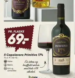 Bilka Il Capolavoro Primitivo 17%, DKK 69 tilbud