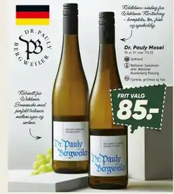 Bilka Dr. Pauly Mosel, DKK 85 tilbud