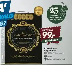 Bilka Il Capolavoro Bag-in-Box, DKK 99 tilbud