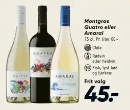Bilka Montgras Quatro eller Amaral, DKK 45 tilbud