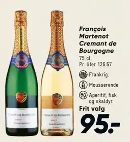 Bilka François Martenot Cremant de Bourgogne, DKK 95 tilbud