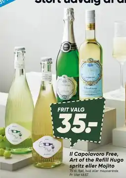 Bilka Il Capolavoro Free, Art of the Refill Hugo spritz eller Mojito, DKK 35 tilbud