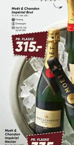 Bilka Moët & Chandon Impérial Brut, DKK 315 tilbud
