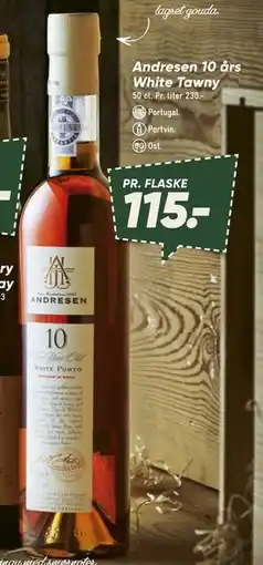 Bilka Andresen 10 års White Tawny, DKK 115 tilbud