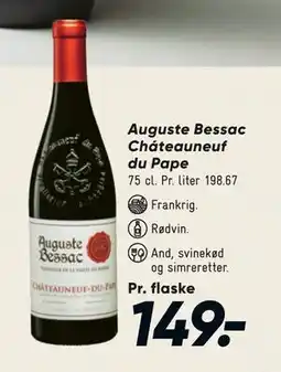 Bilka Auguste Bessac Cháteauneuf du Pape, DKK 149 tilbud