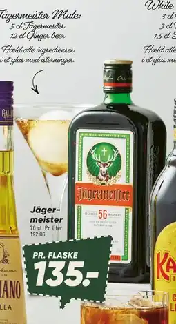 Bilka Jäger meister, DKK 135 tilbud