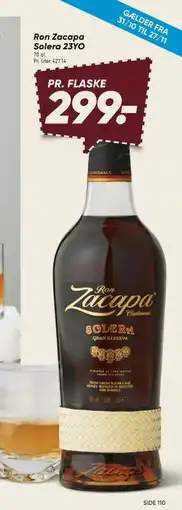 Bilka Ron Zacapa Solera 23YO, DKK 299 tilbud