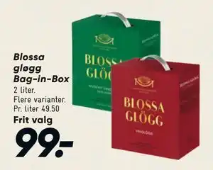 Blossa gløgg Bag-in-Box, DKK 99