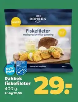 Netto Rahbek fiskefileter, DKK 29 tilbud