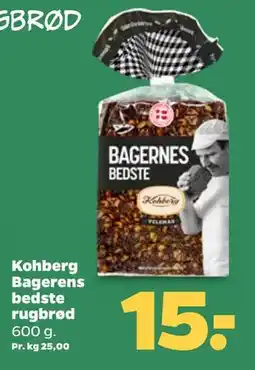 Netto Kohberg Bagerens bedste rugbrød, DKK 15 tilbud