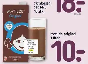 Matilde original 1 liter, DKK 10