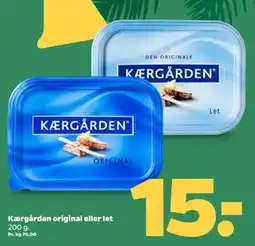Netto Kærgården original eller let, DKK 15 tilbud