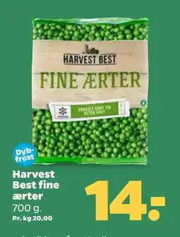 Netto Harvest Best fine ærter, DKK 14 tilbud