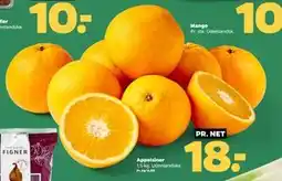Netto Appelsiner, DKK 18 tilbud