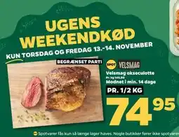 Netto Velsmag okseculotte, DKK 74.95 tilbud