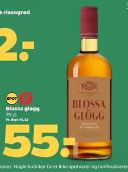 Netto Blossa gløgg, DKK 55 tilbud