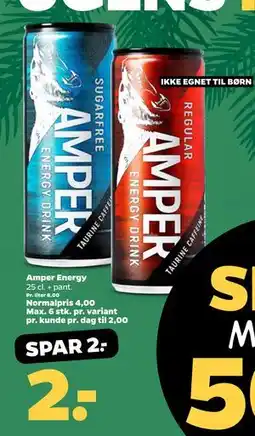 Netto Amper Energy, DKK 2 tilbud