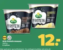 Netto Arla Protein mousse, DKK 12 tilbud