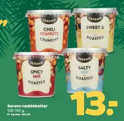 Netto Sereno nøddebøtter, DKK 13 tilbud