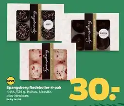 Netto Spangsberg flødeboller 4-pak, DKK 30 tilbud