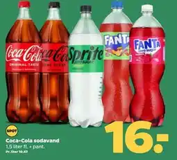 Netto Coca-Cola sodavand, DKK 16 tilbud