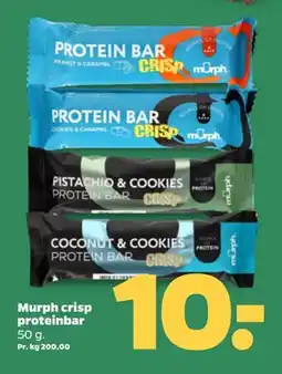 Netto Murph crisp proteinbar, DKK 10 tilbud