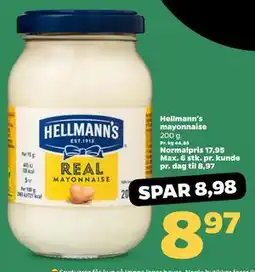 Netto Hellmann's mayonnaise, DKK 8.97 tilbud