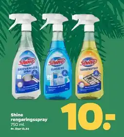 Netto Shine rengøringsspray, DKK 10 tilbud