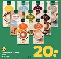 Netto Fredsted chai latte, DKK 20 tilbud