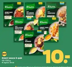 Netto Knorr sauce 3-pak, DKK 10 tilbud
