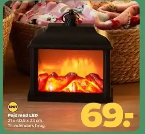 Netto Pejs med LED, DKK 69 tilbud