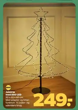 Netto Juletræ med 500 LED, DKK 249 tilbud