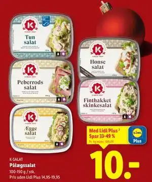 Lidl Pålægssalat, App-pris tilbud