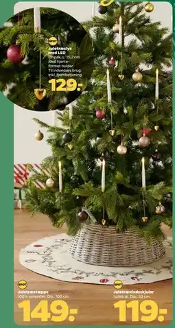 Netto Juletræstæppe, DKK 149 tilbud