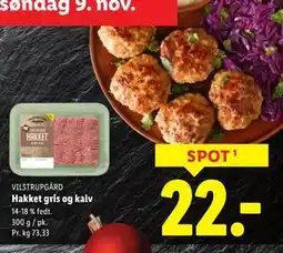 Lidl Hakket gris og kalv, DKK 22 tilbud