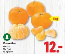 Lidl Klementiner, DKK 12 tilbud