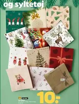 Netto Servietter, DKK 10 tilbud