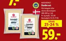 Lidl Danbo ost, DKK 59 tilbud