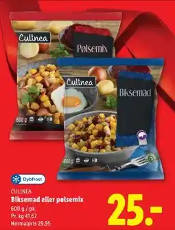 Lidl Biksemad eller pølsemix, DKK 25 tilbud